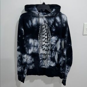 Marcelo Burlon County of Milan Tie Dye Feather Print Hoodie
